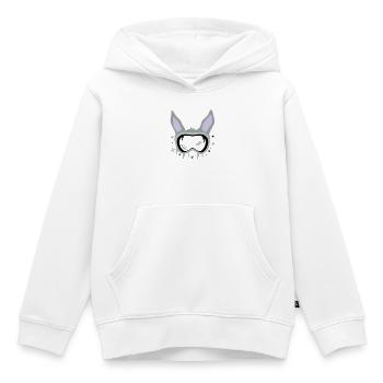 Skihase - Kinder Premium Organic Hoodie - Weiß - Vorne - AI Model Kid Female (0cm)
