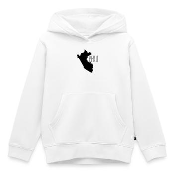 Peru - Kinder Premium Organic Hoodie - Weiß - Vorne - AI Model Kid Female (0cm)