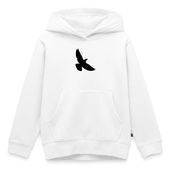 Taube - Kinder Premium Organic Hoodie - Weiß - Vorne - AI Model Kid Female (0cm)