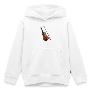 Fiddle - Kids Premium Organic Hoodie - white - Front - AI Model Kid Female (0cm)