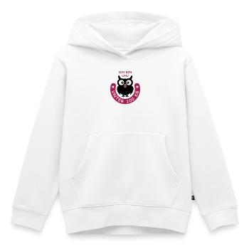 UHU unter hundert Kilo - Kinder Premium Organic Hoodie - Weiß - Vorne - AI Model Kid Female (0cm)