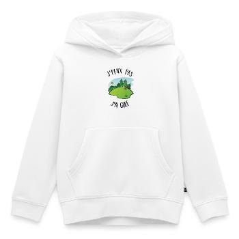 Ich kann nicht Golf spielen - Kinder Premium Organic Hoodie - Weiß - Vorne - AI Model Kid Female (0cm)