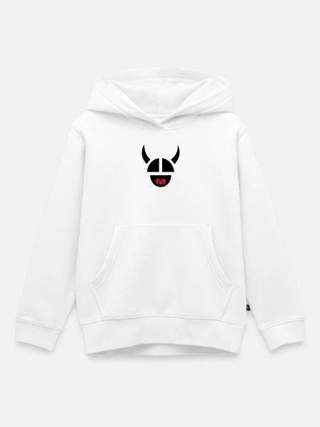 Wikingerkind - Kinder Premium Organic Hoodie - Weiß