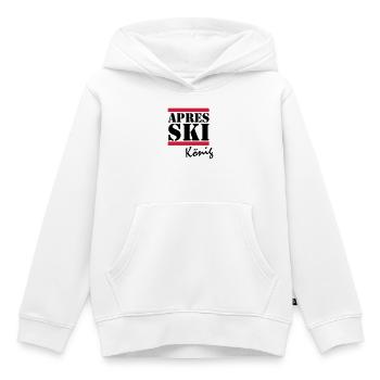 APRES SKI KING - Sweat Premium à capuche enfant bio - blanc - Devant - AI Model Kid Female (0cm)