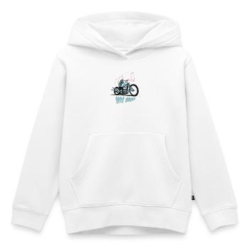 Raide Hard dark background - Kinder Premium Organic Hoodie - Weiß - Vorne - AI Model Kid Female (0cm)
