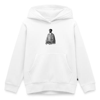 Hail King Selassie Jah Rastafari Roots Reggae - Kinder Premium Organic Hoodie - Weiß - Vorne - AI Model Kid Female (0cm)