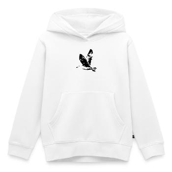 fliegende moewe urlaub - Kinder Premium Organic Hoodie - Weiß - Vorne - AI Model Kid Female (0cm)
