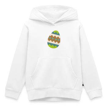 Osterei - Kinder Premium Organic Hoodie - Weiß - Vorne - AI Model Kid Female (0cm)