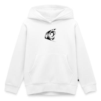 GTR Skyline symbole voitures voiture symbole symbole symbole - Sweat Premium à capuche enfant bio - blanc - Devant - AI Model Kid Female (0cm)