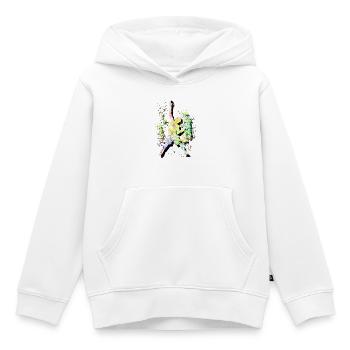 Escalade - Bloc - Grimpeurs - Escalade libre - Sweat Premium à capuche enfant bio - blanc - Devant - AI Model Kid Female (0cm)