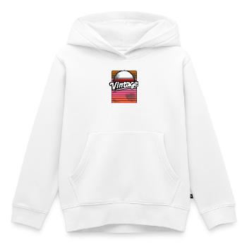 VINTAGE - Kinder Premium Organic Hoodie - Weiß - Vorne - AI Model Kid Female (0cm)