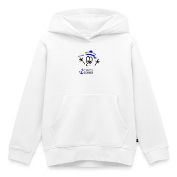 Sailor Ahoy - Kids Premium Organic Hoodie - white - Front - AI Model Kid Female (0cm)