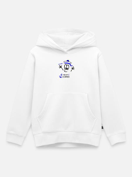 Matrose Ahoi - Kinder Premium Organic Hoodie - Weiß