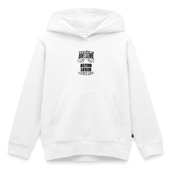 astrologie - Sweat Premium à capuche enfant bio - blanc - Devant - AI Model Kid Female (0cm)