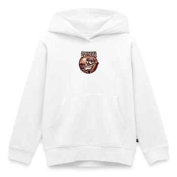 dog Usedom T-Shirt – Ostsee Streetwear Design - Kinder Premium Organic Hoodie - Weiß - Vorne - AI Model Kid Female (0cm)