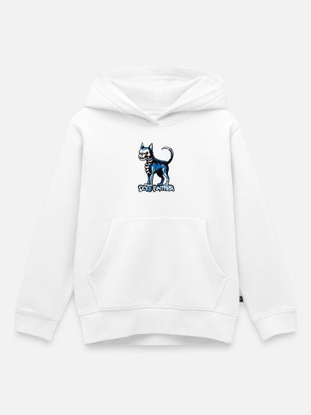 Hunde Vater - Kinder Premium Organic Hoodie - Weiß