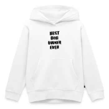 Bester Hundehalter aller Zeiten - Kinder Premium Organic Hoodie - Weiß - Vorne - AI Model Kid Female (0cm)