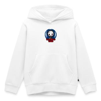 L’amour vaudou - Sweat Premium à capuche enfant bio - blanc - Devant - AI Model Kid Female (0cm)
