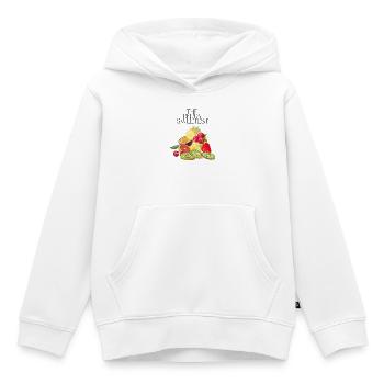 The Berry Sweetest – Variété fruitée et saine - Sweat Premium à capuche enfant bio - blanc - Devant - AI Model Kid Female (0cm)