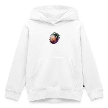 Tropical Walnuts - Kids Premium Organic Hoodie - white - Front - AI Model Kid Female (0cm)