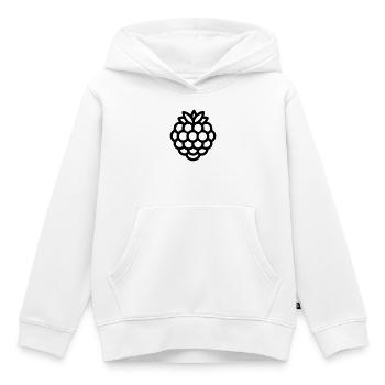 mulberry - Kids Premium Organic Hoodie - white - Front - AI Model Kid Female (0cm)