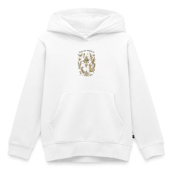 Mysterious nature - Natura Mystica - Kids Premium Organic Hoodie - white - Front - AI Model Kid Female (0cm)