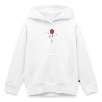 Mignonne - Sweat Premium à capuche enfant bio - blanc - Devant - AI Model Kid Female (0cm)