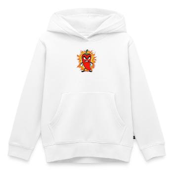 Paprika - Kids Premium Organic Hoodie - white - Front - AI Model Kid Female (0cm)