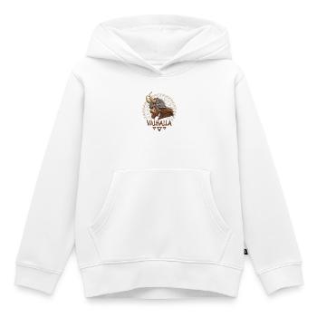 Wikinger Walhalla Runenhelm - Kinder Premium Organic Hoodie - Weiß - Vorne - AI Model Kid Female (0cm)
