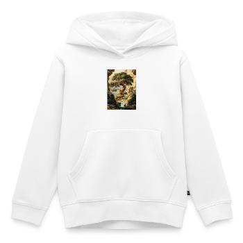 Uralter Baum in den Canyon Falls - Kinder Premium Organic Hoodie - Weiß - Vorne - AI Model Kid Female (0cm)