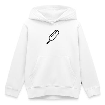 corn dog - Sweat Premium à capuche enfant bio - blanc - Devant - AI Model Kid Female (0cm)