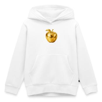 Pomme d’Or | Vénus, Aphrodite, Hélène, Paris - Sweat Premium à capuche enfant bio - blanc - Devant - AI Model Kid Female (0cm)