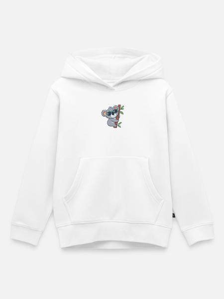 Koala Trendy Sonnenbrille - Kinder Premium Organic Hoodie - Weiß