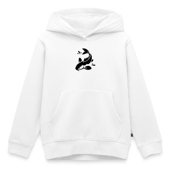 Koi - Kinder Premium Organic Hoodie - Weiß - Vorne - AI Model Kid Female (0cm)