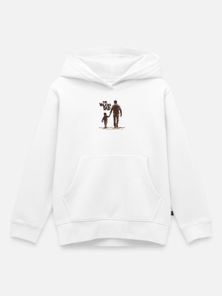 Der laufende Vater - Kinder Premium Organic Hoodie - Weiß