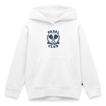 Padel Club Vintage - Kinder Premium Organic Hoodie - Weiß - Vorne - AI Model Kid Female (0cm)