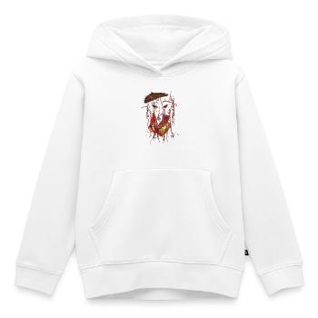 Abstraktes Künstler Gesicht Expressionismus - Kinder Premium Organic Hoodie - Weiß - Vorne - AI Model Kid Female (0cm)