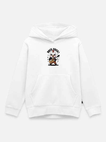 Rock Chick - Kinder Premium Organic Hoodie - Weiß