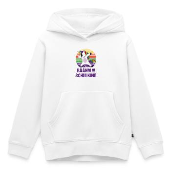 Bäähm! Schulkind Bähm Schule Bääm Einschulung - Kinder Premium Organic Hoodie - Weiß - Vorne - AI Model Kid Female (0cm)
