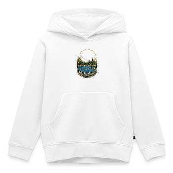 ROLL CAST READY - Kinder Premium Organic Hoodie - Weiß - Vorne - AI Model Kid Female (0cm)