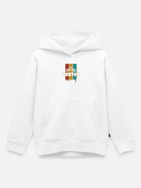 Hektor als Geschenkidee - Kinder Premium Organic Hoodie - Weiß