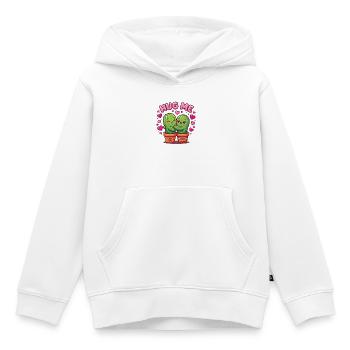 Hug Me – Kawaii Kaktus Paar | Cute Love | Umarmung - Kinder Premium Organic Hoodie - Weiß - Vorne - AI Model Kid Female (0cm)