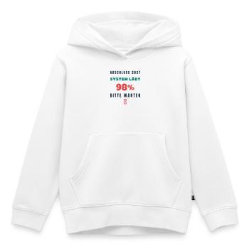 Abschluss 2027 Lädt Lustiger Spruch Schule - Kinder Premium Organic Hoodie - Weiß - Vorne - AI Model Kid Female (0cm)
