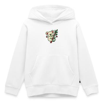 Koala Weihnachten Clipart - Kinder Premium Organic Hoodie - Weiß - Vorne - AI Model Kid Female (0cm)