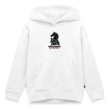 Schachmatt auf der Matte – BJJ - Kinder Premium Organic Hoodie - Weiß - Vorne - AI Model Kid Female (0cm)
