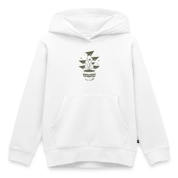 Magische Wachstumspflanze Explosiv - Kinder Premium Organic Hoodie - Weiß - Vorne - AI Model Kid Female (0cm)