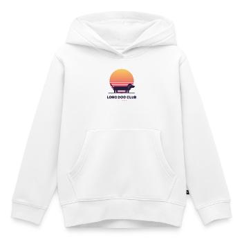 Long Dog Club - Kinder Premium Organic Hoodie - Weiß - Vorne - AI Model Kid Female (0cm)