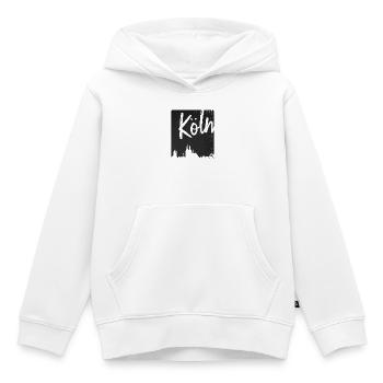 Köln - Kinder Premium Organic Hoodie - Weiß - Vorne - AI Model Kid Female (0cm)