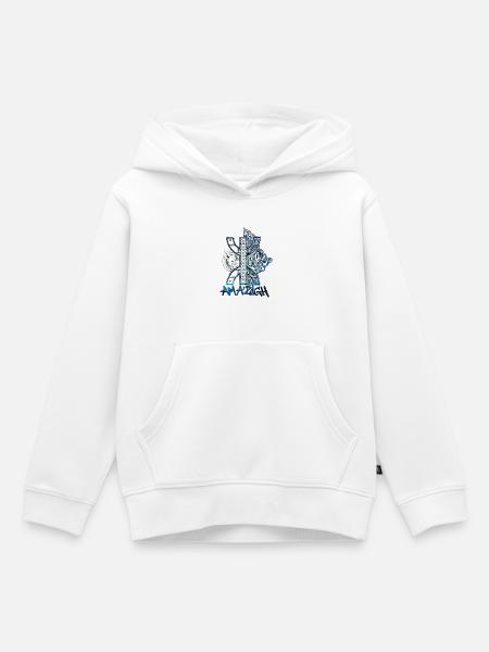 Amazigh - Kinder Premium Organic Hoodie - Weiß