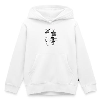 Küchenchef - Kinder Premium Organic Hoodie - Weiß - Vorne - AI Model Kid Female (0cm)